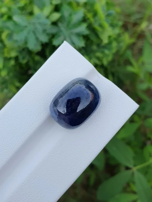 Blue Sapphire Cabochon From Afghanistan | Certified | 26.42 ct