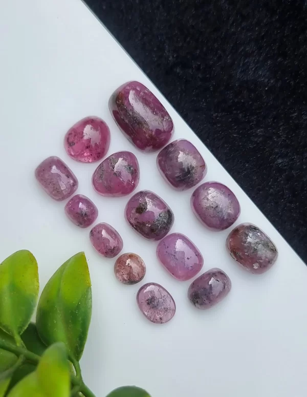 Corundum Cabochons Lot Natural Loose Untreated From Afghanistan | 92.79 ct